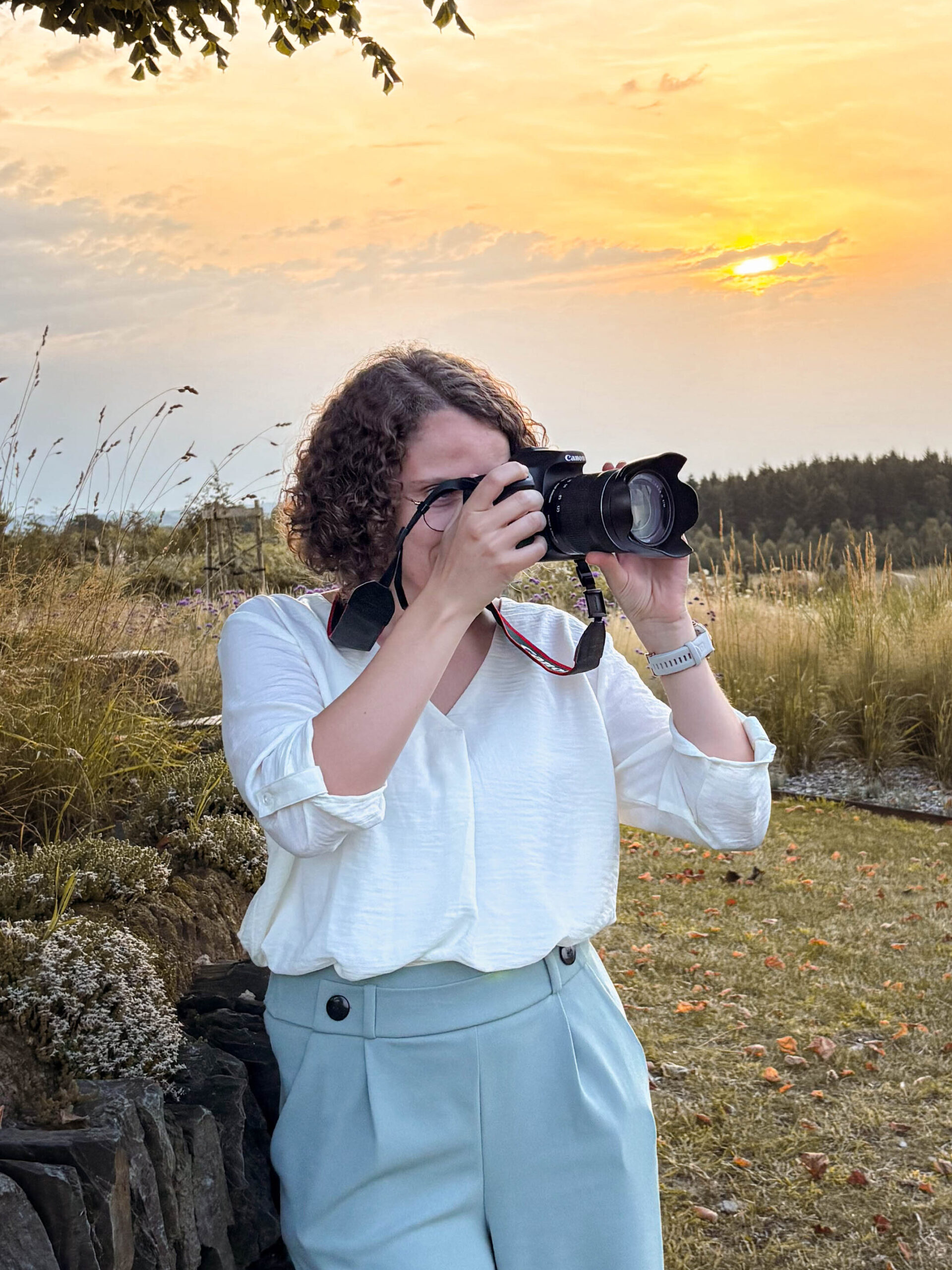 Votre photographe en pleine action