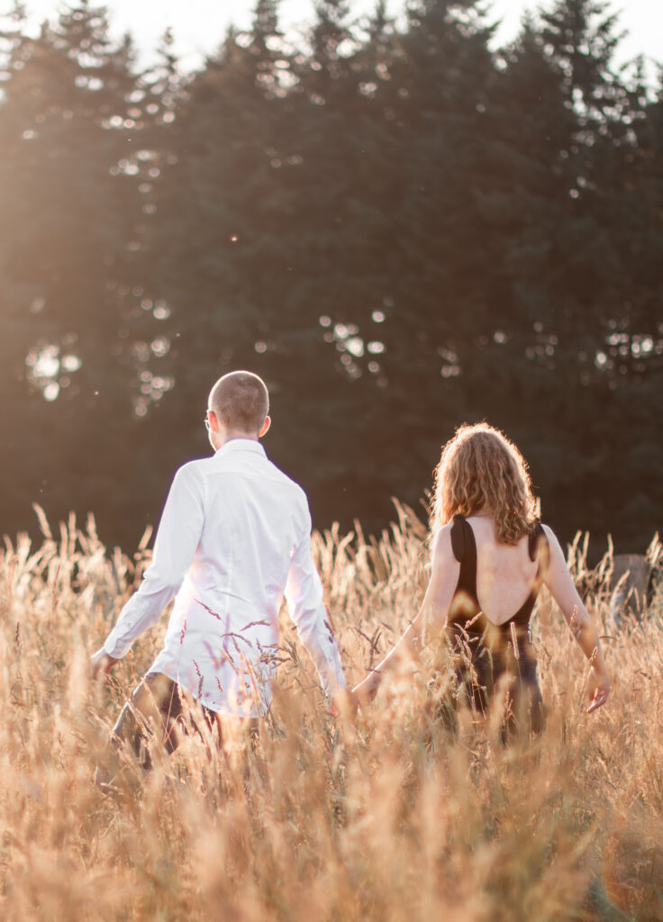 Séance couple en extérieur en province de Luxembourg